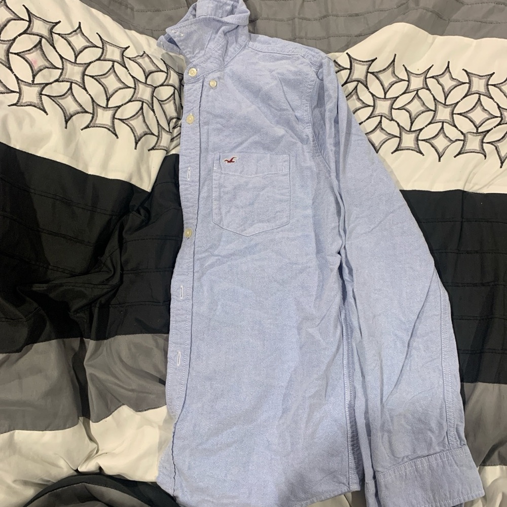 Light blue Hollister long sleeve dress shirt